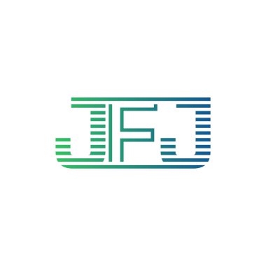 Modern JFJ Logo Tasarımı. İş Kimliği için JFJ Minimalist, Profesyonel ve Çok Yönlü Markalaştırma Simgesi