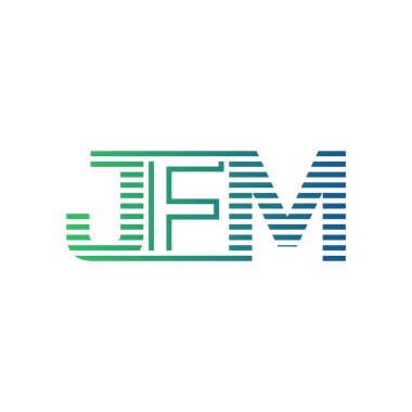 Modern JFM Logo Tasarımı. İş Kimliği için JFM Minimalist, Profesyonel ve Çok Yönlü Markalaştırma Simgesi