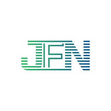 Modern JFN Logo Tasarımı. İş Kimliği için JFN Minimalist, Profesyonel ve Çok Yönlü Markalaştırma Simgesi