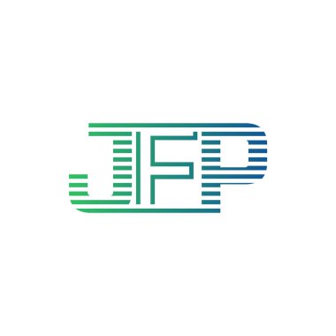Modern JFP Logo Tasarımı. İş Kimliği için JFP Minimalist, Profesyonel ve Çok Yönlü Markalaştırma Simgesi