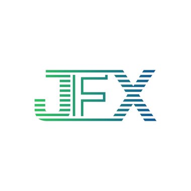 Modern JFX Logo Tasarımı. İş Kimliği için JFX Minimalist, Profesyonel ve Çok Yönlü Markalaştırma Simgesi