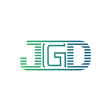 Modern JGD Logo Tasarımı. İş Kimliği için JGD Minimalist, Profesyonel ve Çok Yönlü Markalaştırma Simgesi