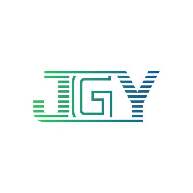 Modern JGY Logo Tasarımı. JGY Minimalist, Profesyonel ve Çok Yönlü İşletme Kimliği Simgesi