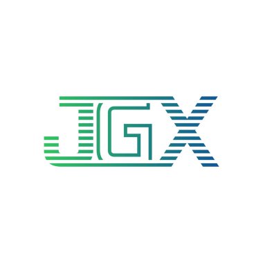 Modern JGX Logo Tasarımı. İş Kimliği için JGX Minimalist, Profesyonel ve Çok Yönlü Markalaştırma Simgesi