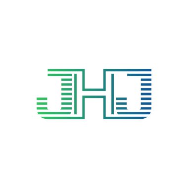 Modern JHJ Logo Tasarımı. İş Kimliği için JHJ Mektubu Minimalist, Profesyonel ve Çok Yönlü Markalaştırma Simgesi