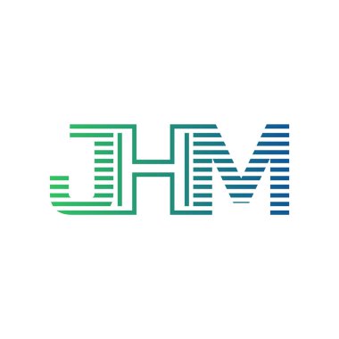 Modern JHM Logo Tasarımı. İş Kimliği için JHM Minimalist, Profesyonel ve Çok Yönlü Markalaştırma Simgesi