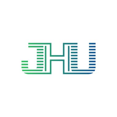 Modern JHU Logo Tasarımı. JHU Minimalist, Profesyonel ve Çok Yönlü İşletme Kimliği Simgesi