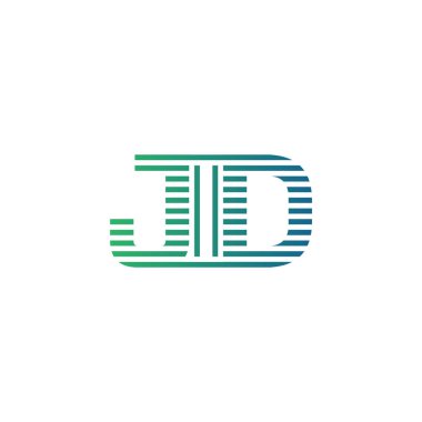 Modern JID Logo Tasarımı. İş Kimliği için JID Minimalist, Profesyonel ve Çok Yönlü Markalaştırma Simgesi