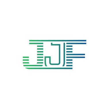 Modern JJF Logo Tasarımı. JJF Minimalist, Profesyonel ve Çok Yönlü İşletme Kimliği Simgesi