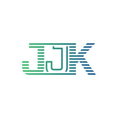 Modern JJK Logo Tasarımı. İş Kimliği için JJK Minimalist, Profesyonel ve Çok Yönlü Markalaştırma Simgesi