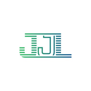 Modern JJL Logo Tasarımı. İş Kimliği için JJJL Minimalist, Profesyonel ve Çok Yönlü Markalaştırma Simgesi