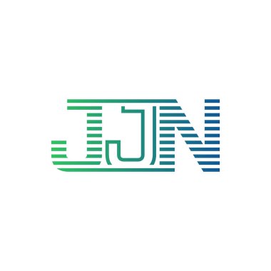 Modern JJN Logo Tasarımı. İş Kimliği için JJN Minimalist, Profesyonel ve Çok Yönlü Markalaştırma Simgesi