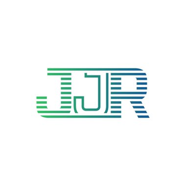 Modern JJR Logo Tasarımı. JJR Minimalist, Profesyonel ve İşletme Kimliği için Çok Yönlü Markalaştırma Simgesi