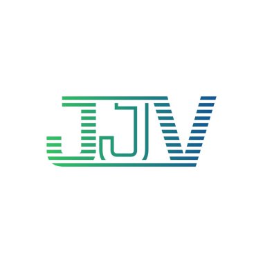 Modern JJV Logo Tasarımı. İş Kimliği İçin JJV Minimalist, Profesyonel ve Çok Yönlü Markalaştırma Simgesi