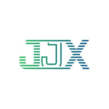 Modern JJX Logo Tasarımı. İş Kimliği için JJJX Minimalist, Profesyonel ve Çok Yönlü Markalaştırma Simgesi