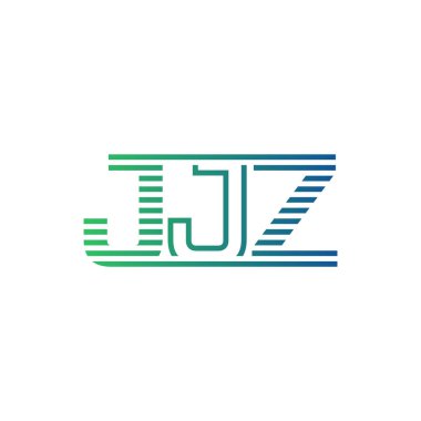 Modern JJZ Logo Tasarımı. İş Kimliği için JJZ Minimalist, Profesyonel ve Çok Yönlü Markalaştırma Simgesi