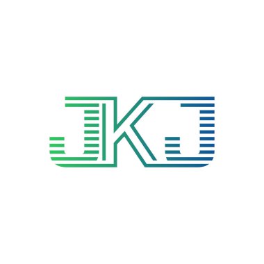 Modern JKJ Logo Tasarımı. İş Kimliği için JKJ Minimalist, Profesyonel ve Çok Yönlü Markalaştırma Simgesi