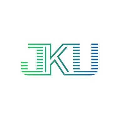 Modern JKU Logo Tasarımı. İş Kimliği için JKU Minimalist, Profesyonel ve Çok Yönlü Markalaştırma Simgesi