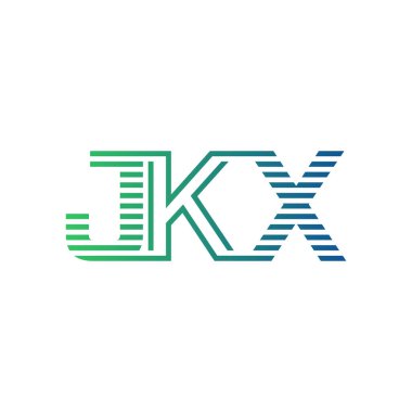 Modern JKX Logo Tasarımı. İş Kimliği için JKX Minimalist, Profesyonel ve Çok Yönlü Markalaştırma Simgesi