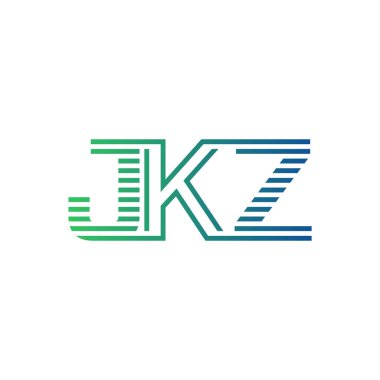 Modern JKZ Logo Tasarımı. İş Kimliği için JKZ Minimalist, Profesyonel ve Çok Yönlü Markalaştırma Simgesi