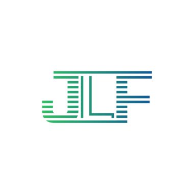 Modern JLF Logo Tasarımı. İş Kimliği için JLF Minimalist, Profesyonel ve Çok Yönlü Markalaştırma Simgesi