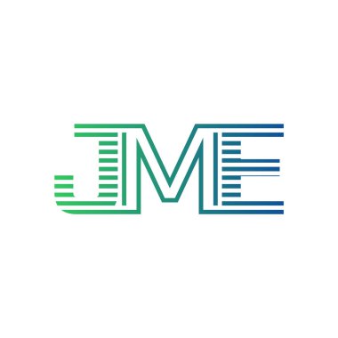 Modern JME Logo Tasarımı. İş Kimliği için JME Minimalist, Profesyonel ve Çok Yönlü Markalaştırma Simgesi