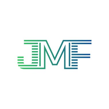 Modern JMF Logo Tasarımı. İş Kimliği için JMF Minimalist, Profesyonel ve Çok Yönlü Markalaştırma Simgesi