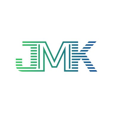 Modern JMK Logo Tasarımı. İş Kimliği için JMK Minimalist, Profesyonel ve Çok Yönlü Markalaştırma Simgesi
