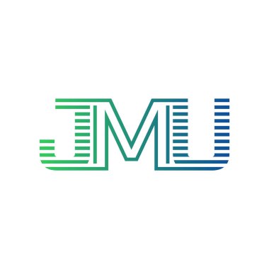 Modern JMU Logo Tasarımı. İş Kimliği için JMU Minimalist, Profesyonel ve Çok Yönlü Markalaştırma Simgesi