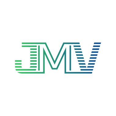 Modern JMV Logo Tasarımı. İş Kimliği için JMV Minimalist, Profesyonel ve Çok Yönlü Markalaştırma Simgesi