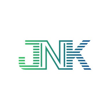 Modern JNK Logo Tasarımı. İş Kimliği için JNK Minimalist, Profesyonel ve Çok Yönlü Markalaştırma Simgesi