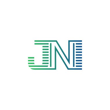 Modern JNI Logo Tasarımı. İş Kimliği için JNI Minimalist, Profesyonel ve Çok Yönlü Markalaştırma Simgesi