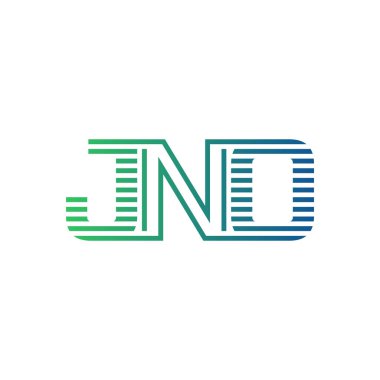 Modern JNO Logo Tasarımı. İş Kimliği için JNO Minimalist, Profesyonel ve Çok Yönlü Markalaştırma Simgesi