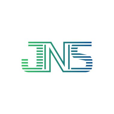 Modern JNS Logo Tasarımı. İş Kimliği için JNS Minimalist, Profesyonel ve Çok Yönlü Markalaştırma Simgesi