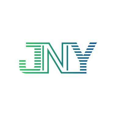 Modern JNY Logo Tasarımı. İş Kimliği için JNY Minimalist, Profesyonel ve Çok Yönlü Markalaştırma Simgesi
