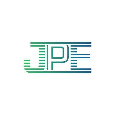 Modern JPE Logo Tasarımı. İş Kimliği için JPE Minimalist, Profesyonel ve Çok Yönlü Markalaştırma Simgesi