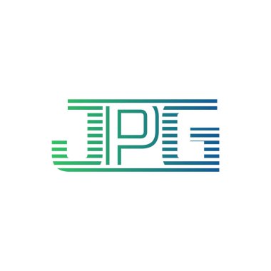 Modern JPG Logo Tasarımı. İş Kimliği için JPG Minimalist, Profesyonel ve Çok Yönlü Markalaştırma Simgesi