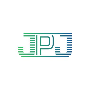 Modern JPJ Logo Tasarımı. İş Kimliği için JPJ Mektubu Minimalist, Profesyonel ve Çok Yönlü Markalaştırma Simgesi