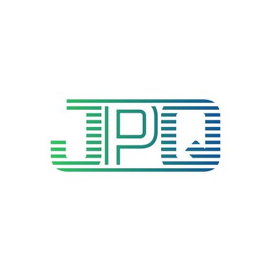 Modern JPQ Logo Tasarımı. İş Kimliği için JPQ Minimalist, Profesyonel ve Çok Yönlü Markalaştırma Simgesi