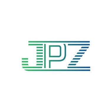 Modern JPZ Logo Tasarımı. İş Kimliği için JPZ Minimalist, Profesyonel ve Çok Yönlü Markalaştırma Simgesi