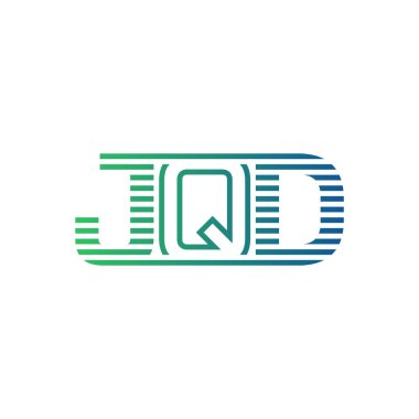 Modern JQD Logo Tasarımı. İş Kimliği için JQD Minimalist, Profesyonel ve Çok Yönlü Markalaştırma Simgesi