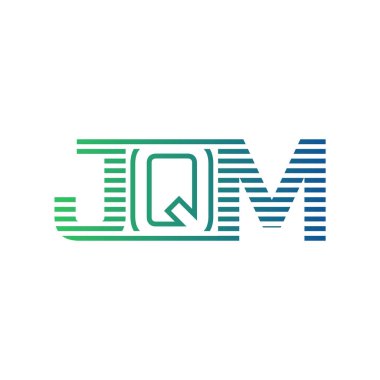 Modern JQM Logo Tasarımı. İş Kimliği için JQM Minimalist, Profesyonel ve Çok Yönlü Markalaştırma Simgesi