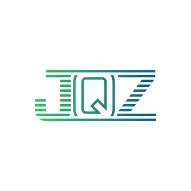 Modern JQZ Logo Tasarımı. İş Kimliği için JQZ Minimalist, Profesyonel ve Çok Yönlü Markalaştırma Simgesi