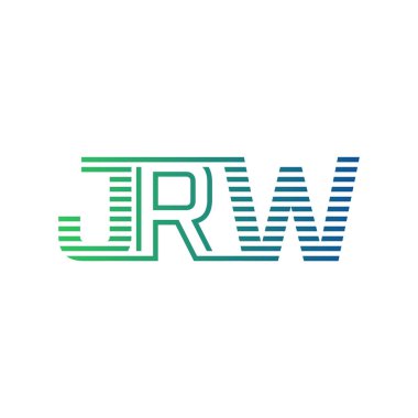 Modern JRW Logo Tasarımı. İş Kimliği için JRW Minimalist, Profesyonel ve Çok Yönlü Markalaştırma Simgesi
