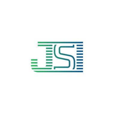 Modern JSI Logo Tasarımı. İş Kimliği için JSI Minimalist, Profesyonel ve Çok Yönlü Markalaştırma Simgesi