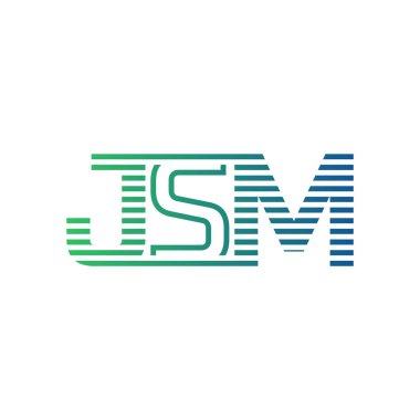 Modern JSM Logo Tasarımı. İş Kimliği için JSM Minimalist, Profesyonel ve Çok Yönlü Markalaştırma Simgesi
