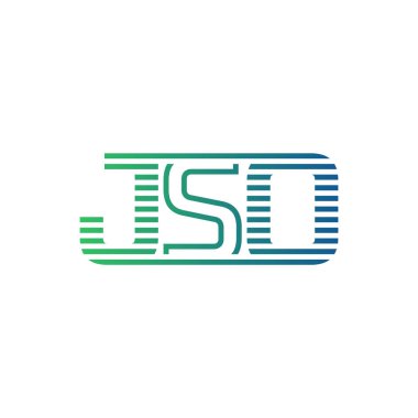 Modern JSO Logo Tasarımı. İş Kimliği için JSO Minimalist, Profesyonel ve Çok Yönlü Markalaştırma Simgesi