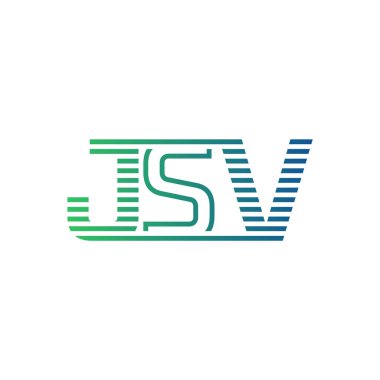 Modern JSV Logo Tasarımı. İş Kimliği için JSV Minimalist, Profesyonel ve Çok Yönlü Marka Simgesi