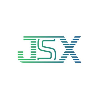 Modern JSX Logo Tasarımı. İş Kimliği için JSX Minimalist, Profesyonel ve Çok Yönlü Markalaştırma Simgesi