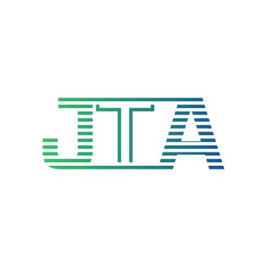 Modern JTA Logo Tasarımı. İş Kimliği için JTA Minimalist, Profesyonel ve Çok Yönlü Markalaştırma Simgesi